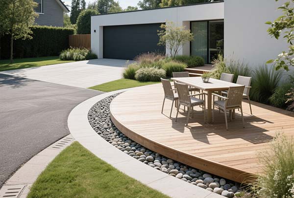 Patio and Driveway