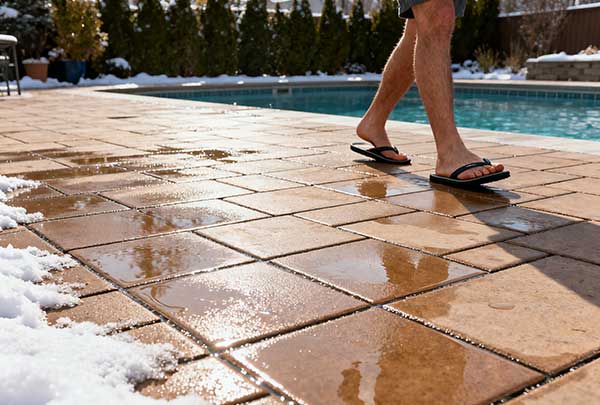 Are Porcelain Pavers Slippery When Wet? A Complete Guide for Homeowners